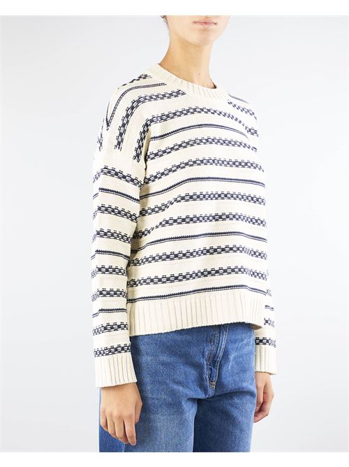 Maglia in filato di cotone a righe Max Mara Weekend MAX MARA WEEKEND | Maglia | FOSTER15